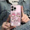 4 Labubu Pink Case