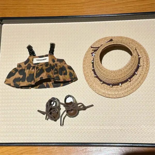 Labubu Leopard Print Dress