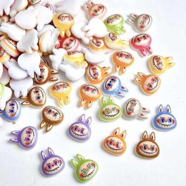 Labubu Luminous Nail Charms