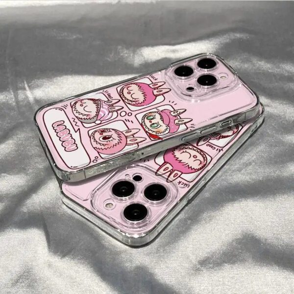 5 Labubu Pink Case
