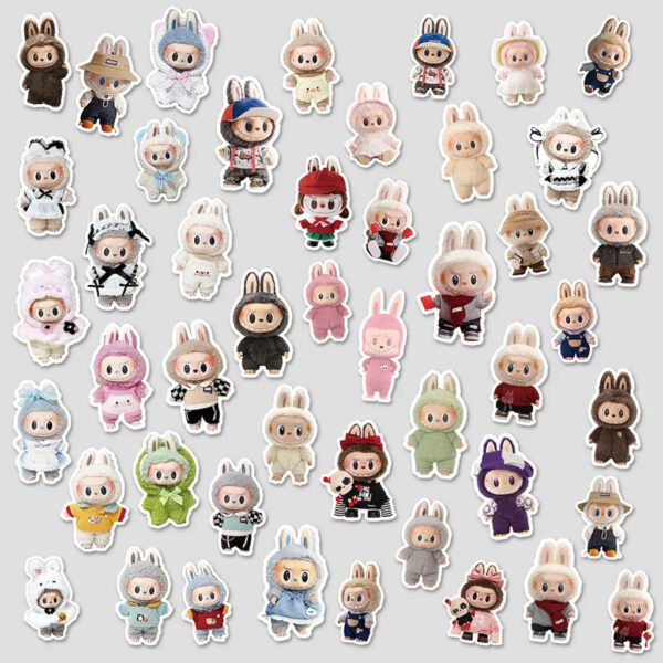 Labubu Doll Graffiti Sticker Set