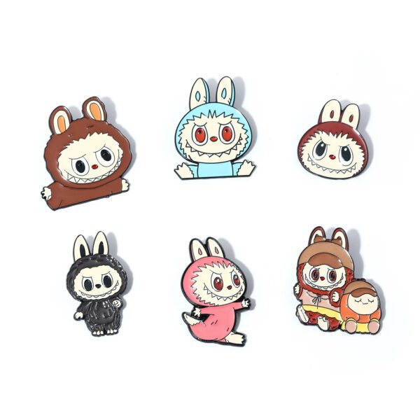 Labubu Enamel Badges