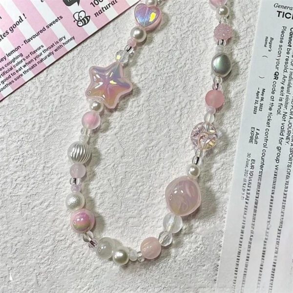 Beaded Star Phone Charm