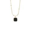 Black Square Pendant