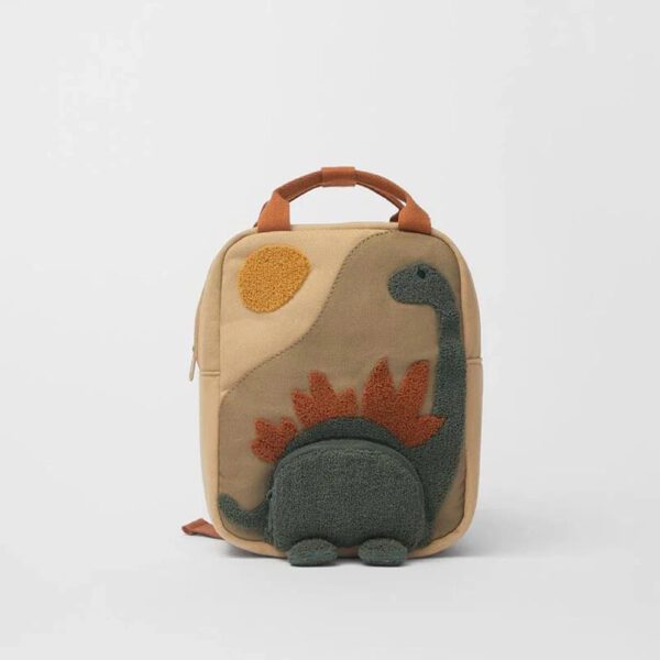 Lamb Wool Dinosaur School Bag