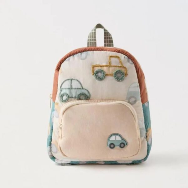 Car Embroidery Backpack