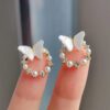 Crystal Butterfly Earrings