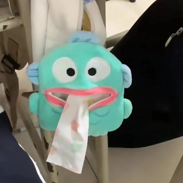 Sanrio Hangyodon Plush Tissue Box