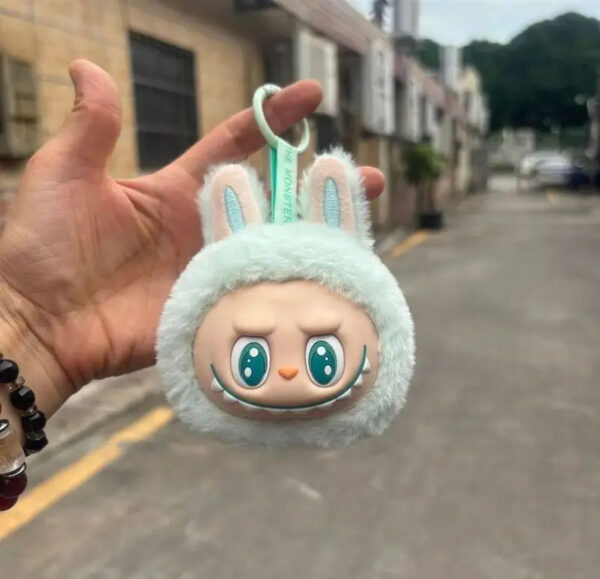Labubu Head Plush Pendant Blind Pick