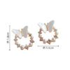 Crystal Butterfly Earrings