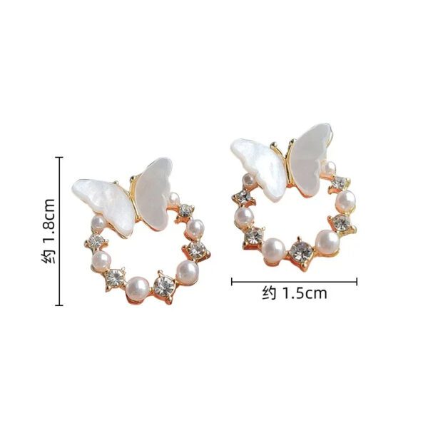 Crystal Butterfly Earrings