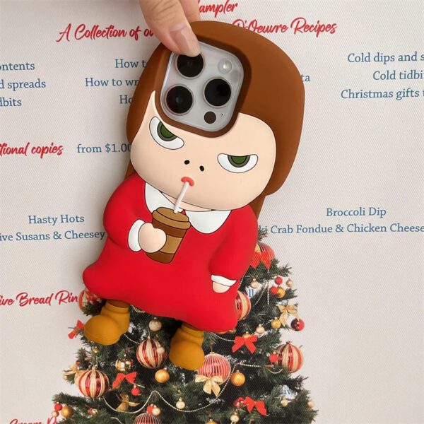 6 3D Milk Tea Girl Case