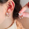 Crystal Butterfly Earrings