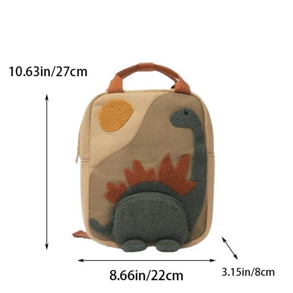 Lamb Wool Dinosaur School Bag