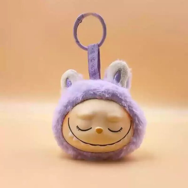 Labubu Head Plush Pendant Blind Pick
