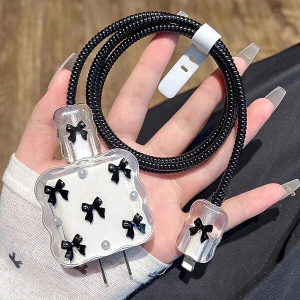 Ditsy Bow Charger Case
