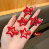 Red Star Strawberry Clips Set