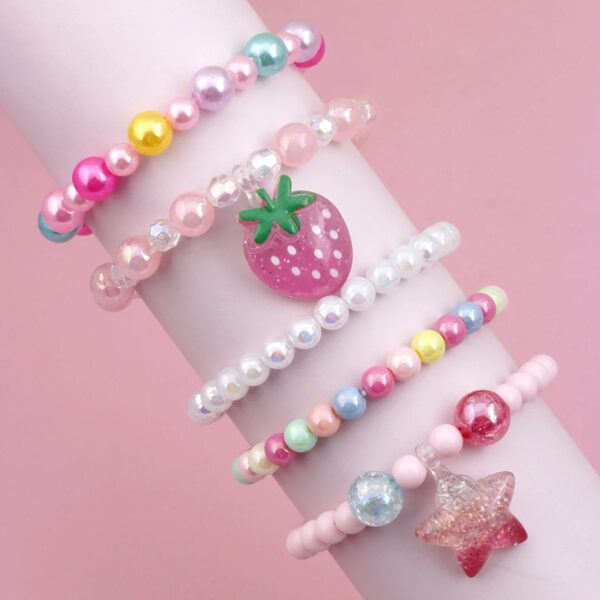 Pastel Beaded Bracelet Set