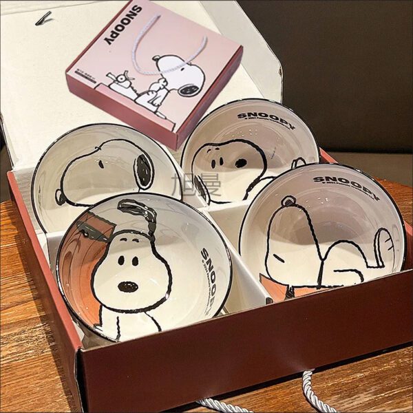 Snoopy Ceramic Bowl Set