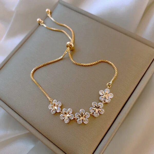 Rhinestone Adjustable Bracelet