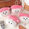 Pink Sushi Plush Key chain
