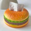 Hamburger Tissue Box