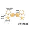 Starfish Shell Earrings