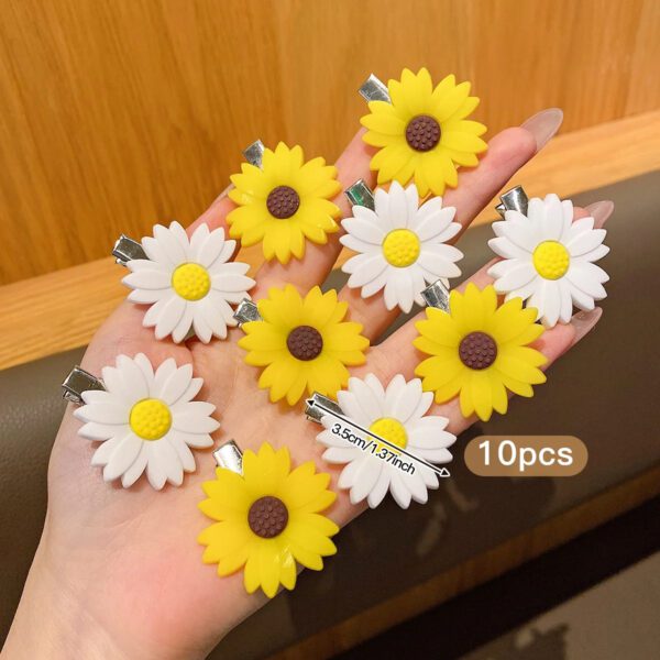 Flower Hair Clips Set