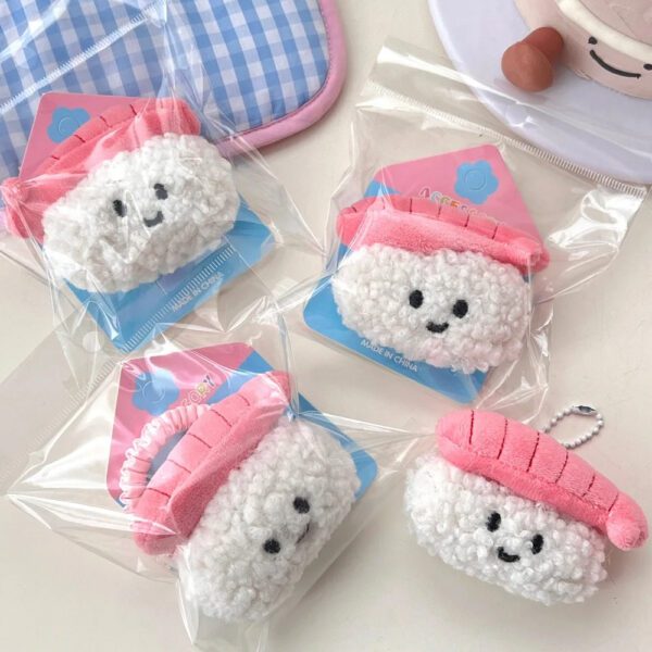 Pink Sushi Plush Key chain