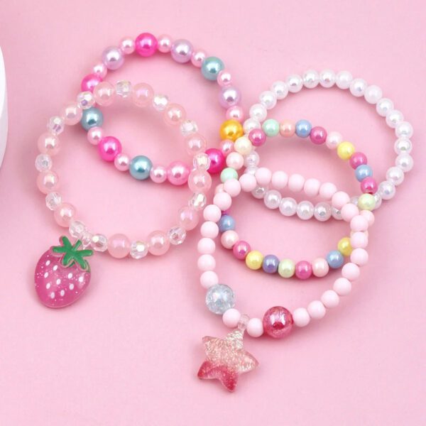 Pastel Beaded Bracelet Set