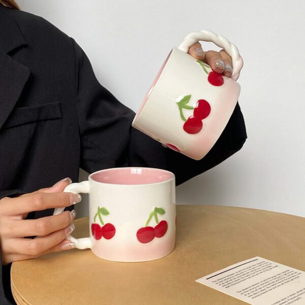 Red Cherry Coffee Cup