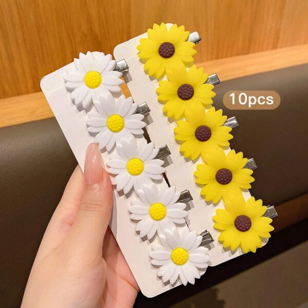 Flower Hair Clips Set