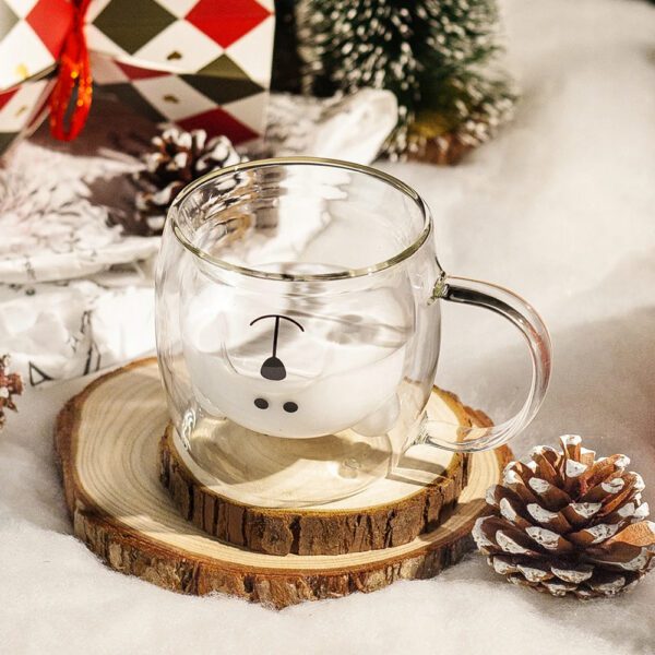 Bear Double Layer Coffee Mug
