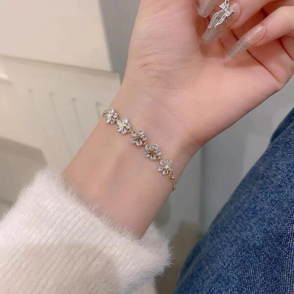 Rhinestone Adjustable Bracelet