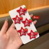 Red Star Strawberry Clips Set