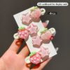 Strawberry Star Themed Hair Pin Set
