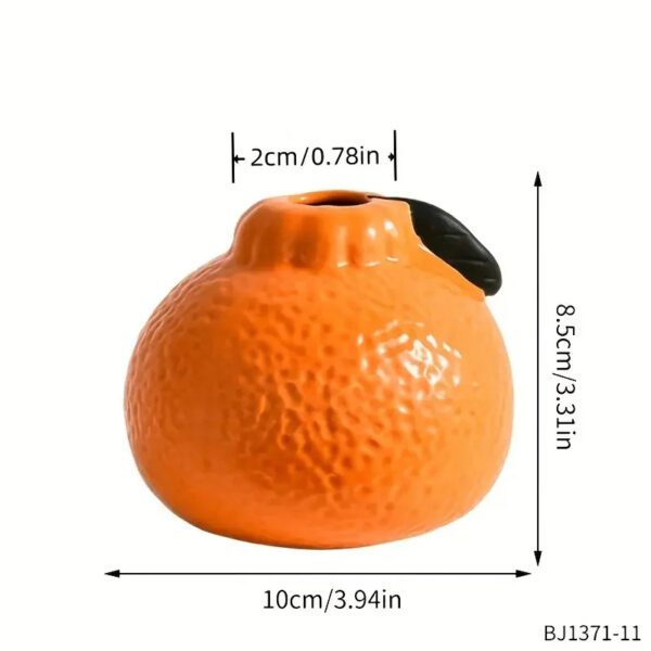 Orange Themed Vase