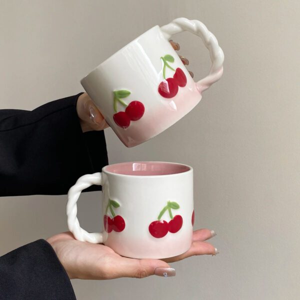 Red Cherry Coffee Cup