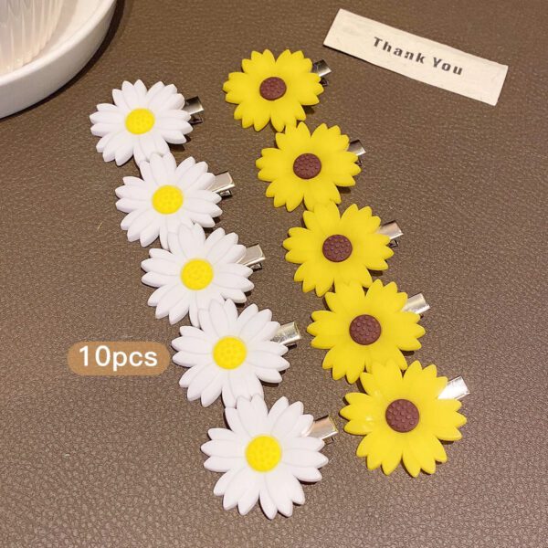 Flower Hair Clips Set