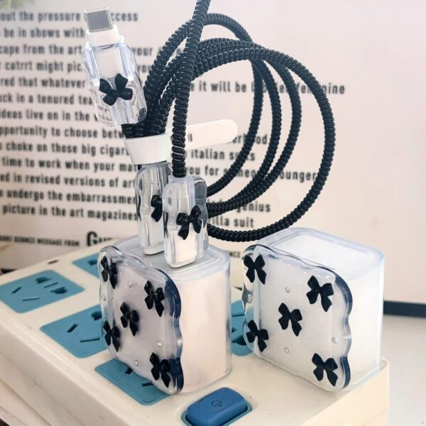 Ditsy Bow Charger Case