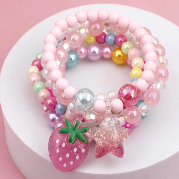 Pastel Beaded Bracelet Set