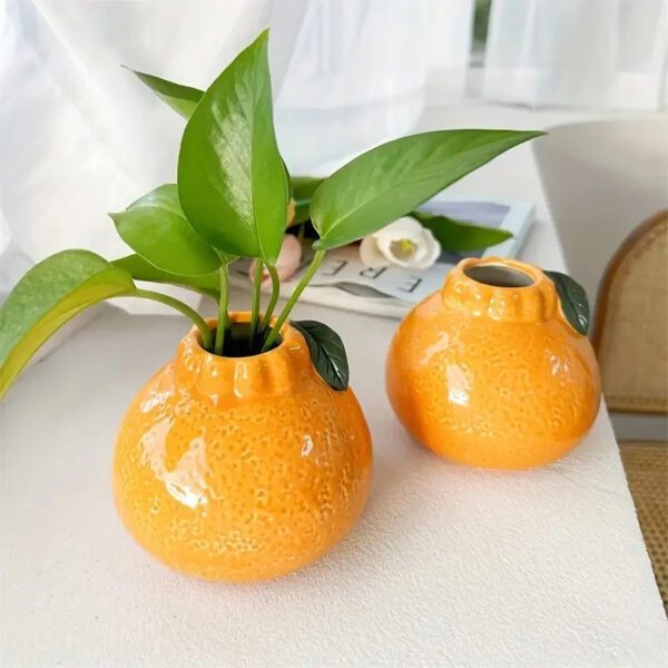 Orange Themed Vase