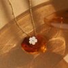 Shell Flower Pendant