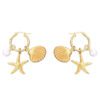 Starfish Shell Earrings