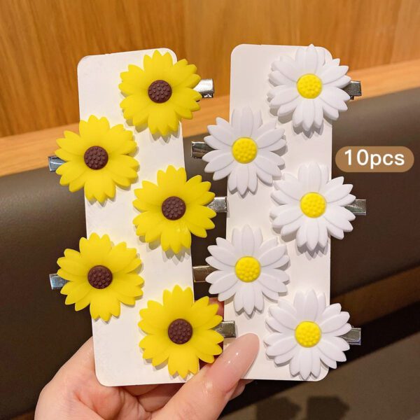 Flower Hair Clips Set