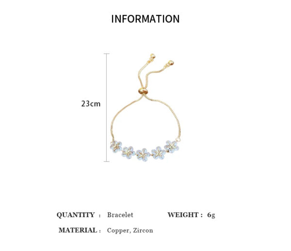 Rhinestone Adjustable Bracelet