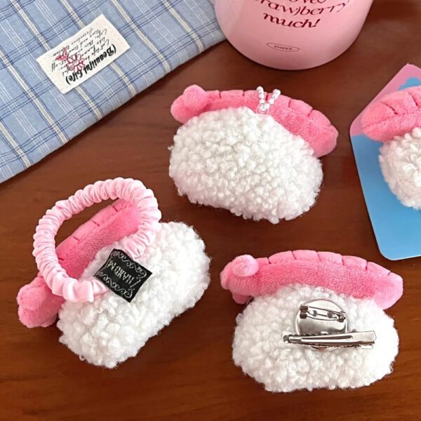 Pink Sushi Plush Key chain