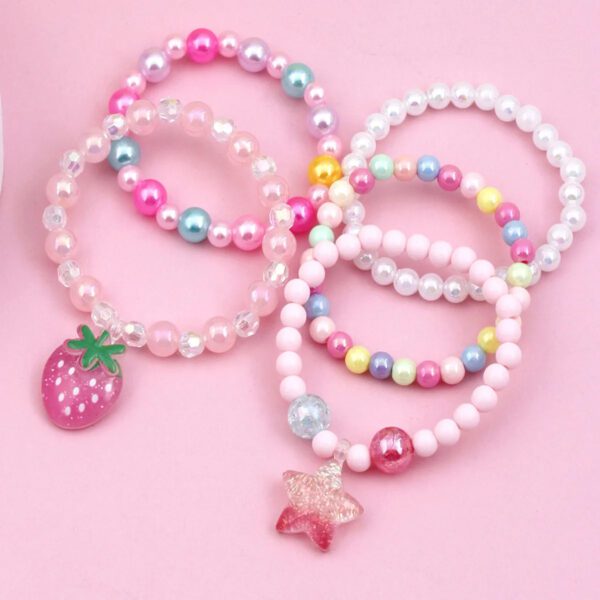 Pastel Beaded Bracelet Set
