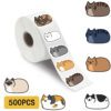 Cartoon Cat Tuo Tuo Sticker Roll