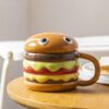 3D Hamburger Coffee Cup
